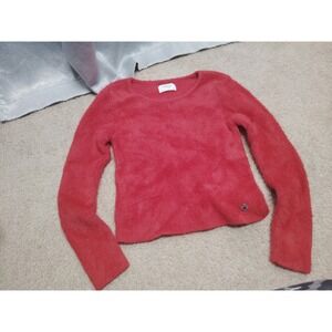 Vintage Limited Too Faux Fur Sweater Pullover Girls Size 10 (M)